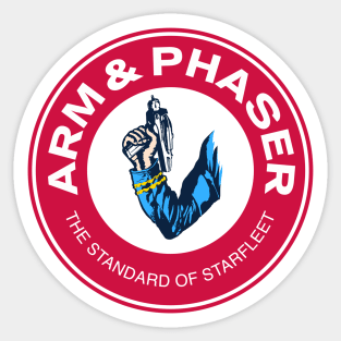 STAR TREK - Arm & Phaser Sticker